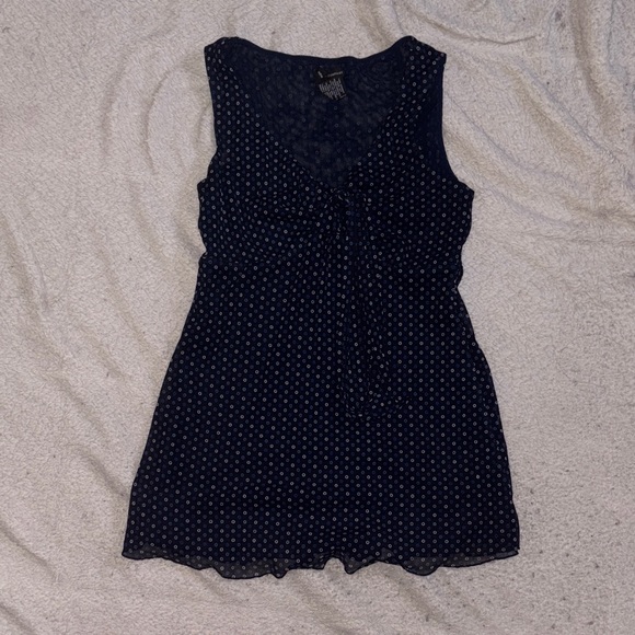 New York & Company Tops - New York & Company Navy Blue Tank Top